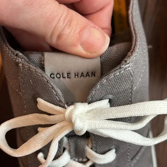 NEW- Cole Haan lace up canvas sneakers