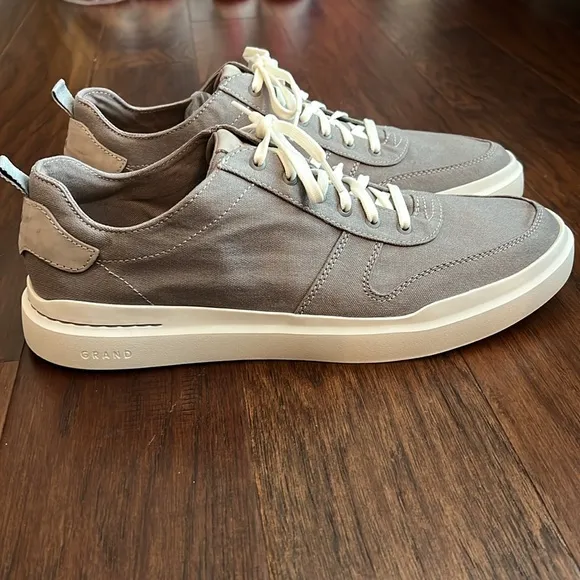 NEW- Cole Haan lace up canvas sneakers