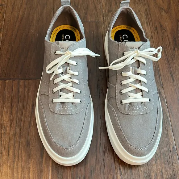 NEW- Cole Haan lace up canvas sneakers