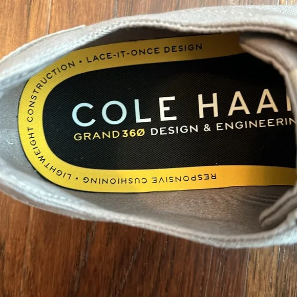 NEW- Cole Haan lace up canvas sneakers