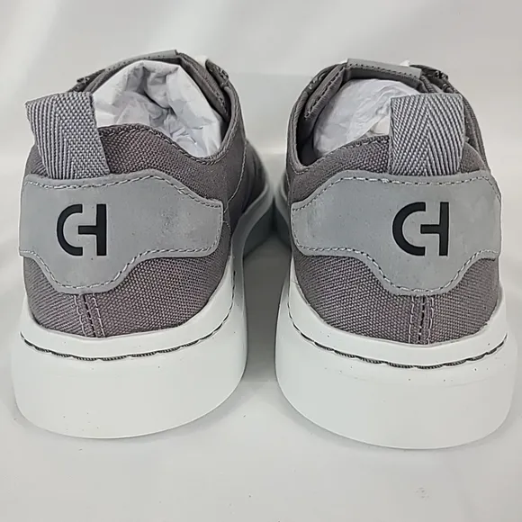 NEW Cole Haan Men's Grandpro Rally Stormcloud Grey Canvas Court Sneakers Sz 8.5