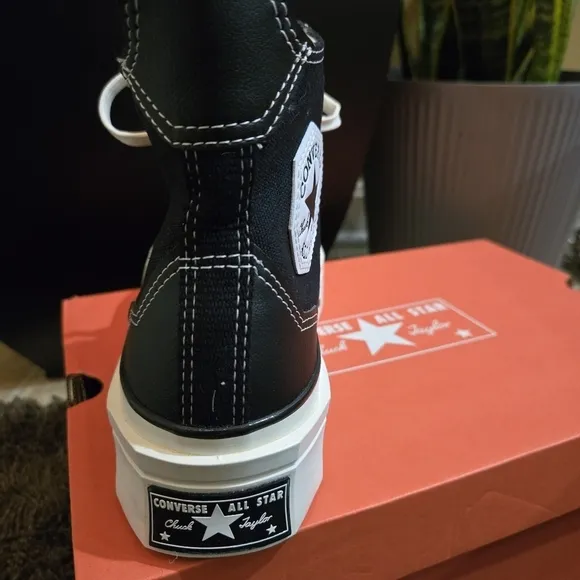 ⭐NEW Converse Chuck 70 De Luxe SQUARED Hi Top Black Canvas A06435C⭐