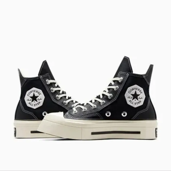⭐NEW Converse Chuck 70 De Luxe SQUARED Hi Top Black Canvas A06435C⭐