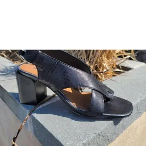 NEW DONALD PLINER pasha sandals in black
