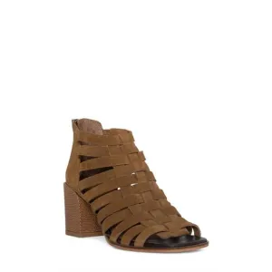 NEW DONALD PLINER women's pixie heeled sandal in saddle