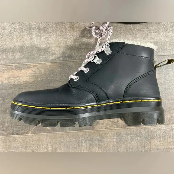 NEW Dr. Martens Bonny Faux Shearling Lined Casual Lace Up Boots