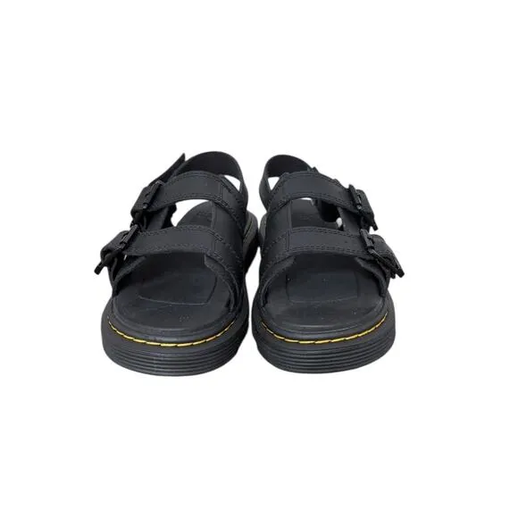 New! Dr. Martens Junior Kyle Leather Sandals in Black - Kids Size 3