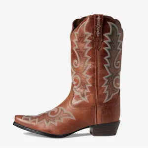 New! Durango Crush 12&quot; Western Snip Toe Cowboy Boot Golden Brown Sz 9.5 Rodeo
