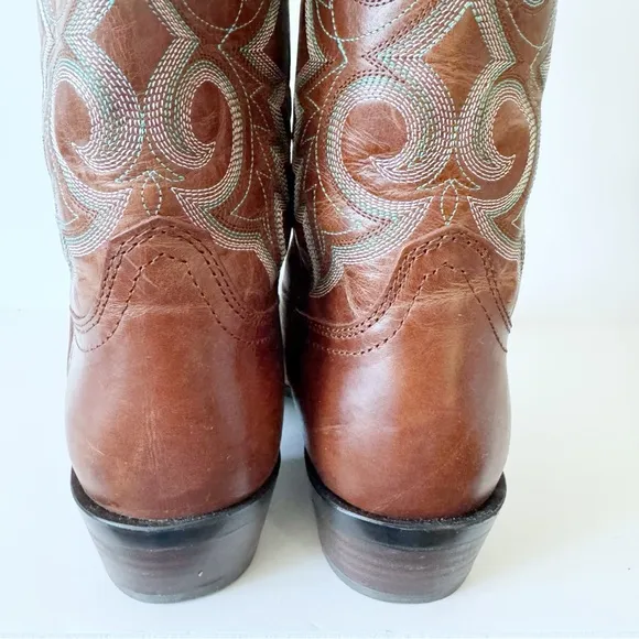 New! Durango Crush 12&quot; Western Snip Toe Cowboy Boot Golden Brown Sz 9.5 Rodeo