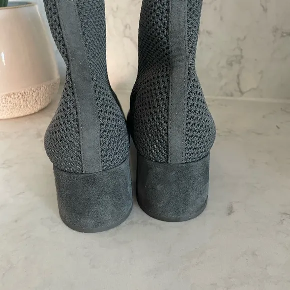 New!‎ Eileen Fisher Graphite Honey Womens Padded Toe Almond Toe Ankle Boots Sz 7