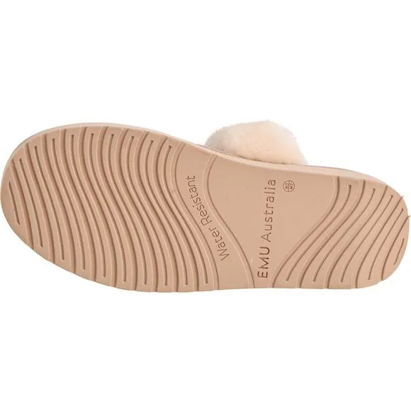 New EMU Australia Women's Genuine Sheepskin Suede Fur Platform Stinger Sandals