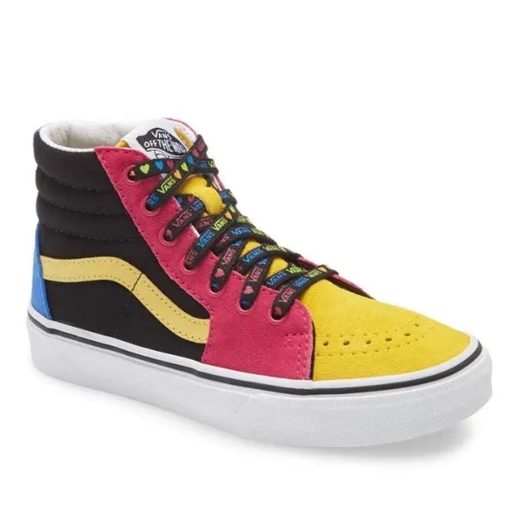 NEW Girls Sk8 Hi Vans Shoes Sneakers