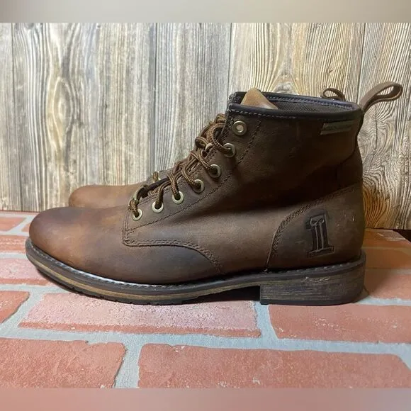 NEW Harley Davidson # D93192 Brown Leather Ankle Boot Riding Biker Boots 13