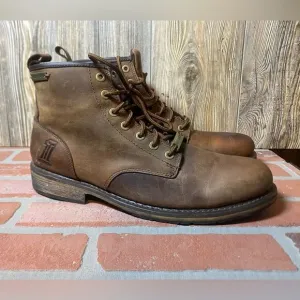NEW Harley Davidson # D93192 Brown Leather Ankle Boot Riding Biker Boots 13
