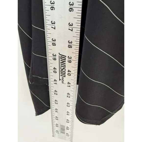 NEW IC by Connie K Dress Women XL Black Striped