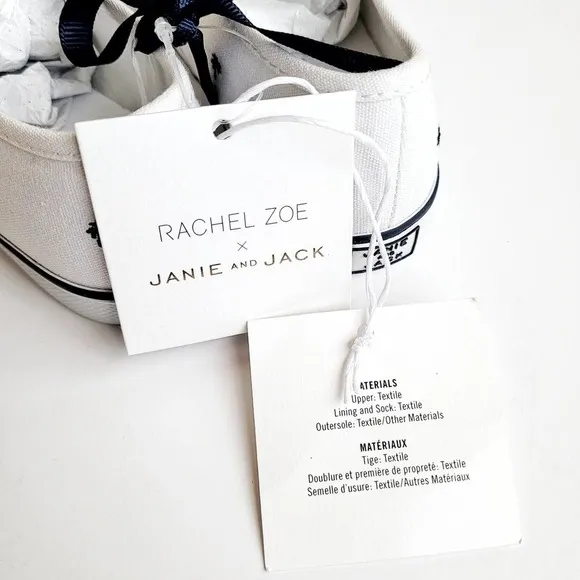 New Janie &amp; Jack 10 Rachel Zoe Resort Slip On Sneakers NWT