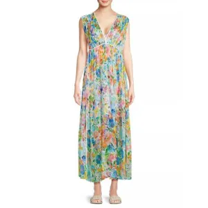 NEW JOHNNY WAS dylane maxi dress in wild blooms