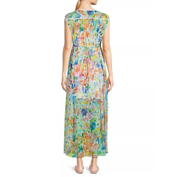 NEW JOHNNY WAS dylane maxi dress in wild blooms