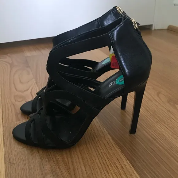 New KATE SPADE SATURDAY Stiletto Sandals *Back Zip Heels*