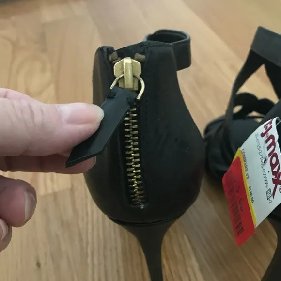 New KATE SPADE SATURDAY Stiletto Sandals *Back Zip Heels*