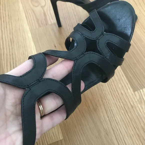New KATE SPADE SATURDAY Stiletto Sandals *Back Zip Heels*