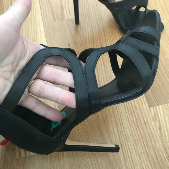 New KATE SPADE SATURDAY Stiletto Sandals *Back Zip Heels*