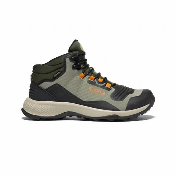 NEW KEEN men’s tempo flex mid hiking boots in vetiver/desert sun