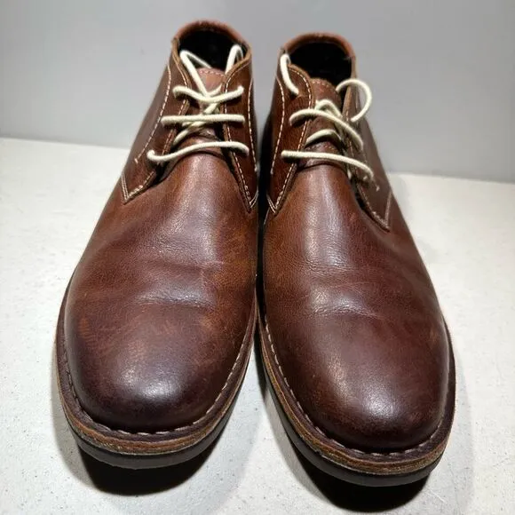 New Kenneth Cole Reaction Mens Desert Sun Solid Formal Chukka Boots Size 10,5