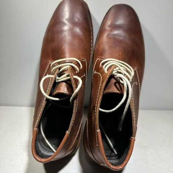 New Kenneth Cole Reaction Mens Desert Sun Solid Formal Chukka Boots Size 10,5