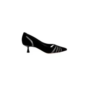 NEW L'AGENCE women's eglantine black suede in black