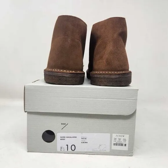 New men's 10 J Crew 1990 Adults' MacAlister boots in Auburn suede