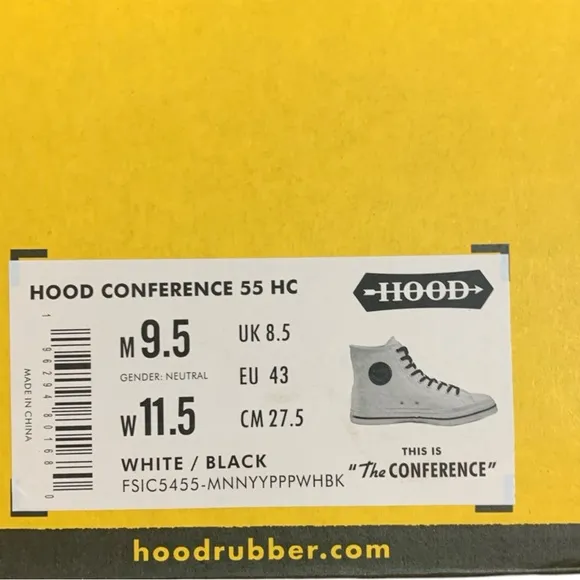 NEW Mitchell &amp; Ness Hood Conference 55 Hc Sneakers