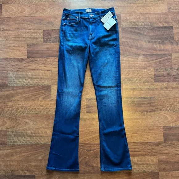NEW MOTHER Denim The Runaway Flare Bootcut Jeans Home Movies Blue 29 NWT