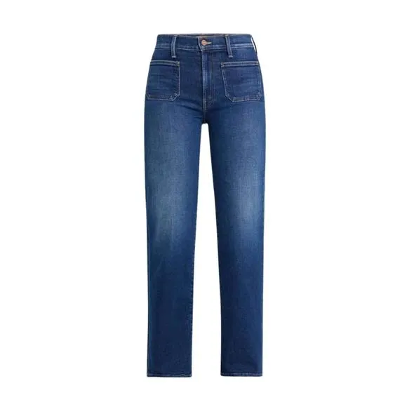 NEW MOTHER lil patch rambler zip sneak (these boots are made for walkin) in blue