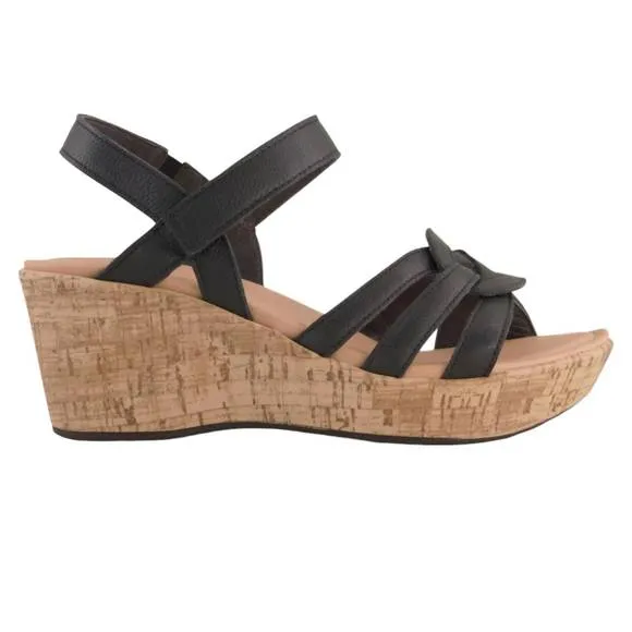 NEW NAOT women's tropical wedge sandal in black