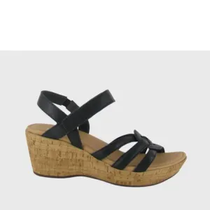 NEW NAOT women's tropical wedge sandal in black