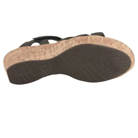 NEW NAOT women's tropical wedge sandal in black