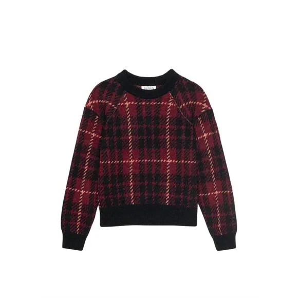 NEW NATION LTD brice sweater in party plaid