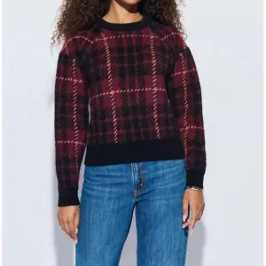 NEW NATION LTD brice sweater in party plaid