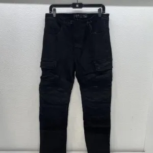 NEW NBT CLOTHING Men's License To Rise Motorcycle Cargo Pants Black Size 32