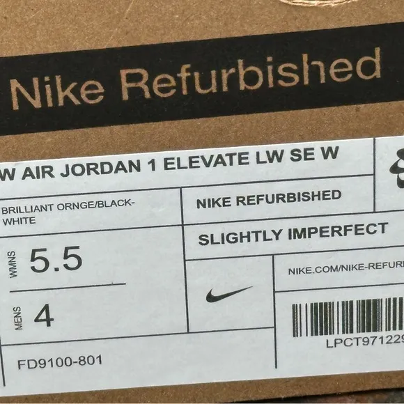 NEW Nike Air Jordan 1 Elevate Low Casual Sneaker - Size Womens US 5.5 | fits 4Y