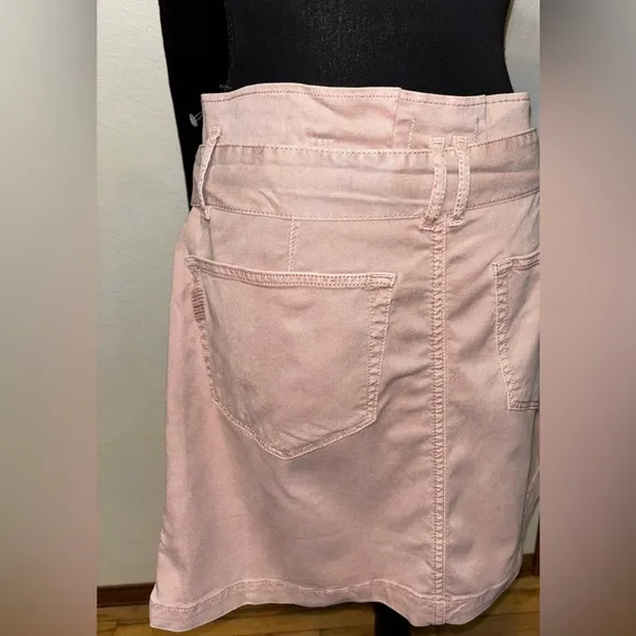 NEW🌸 PAIGE Nayla size 30 Paperbag Waist Skirt in Vintage Rouge Glow nwot