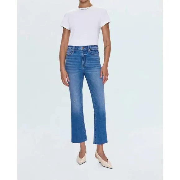 NEW PISTOLA lennon high rise crop boot cut in countryside vintage