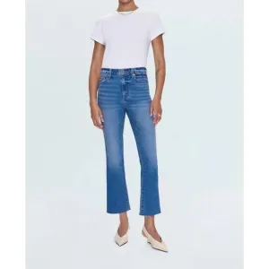 NEW PISTOLA lennon high rise crop boot cut in countryside vintage