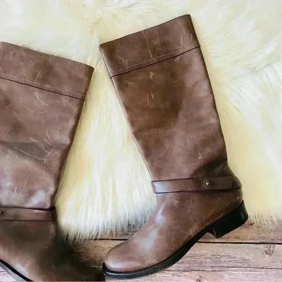 New Roberto Del Carlo Riding Leather Boots