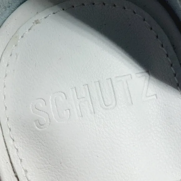 New Schutz Gaiah White Elegant High Heel Strappy Sandals A78