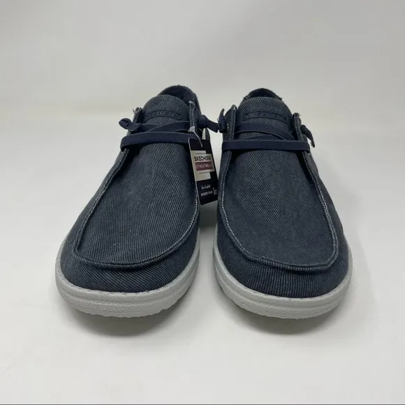 New Skechers Men's Melson Raymon Sneakers Blue Size 8.5
