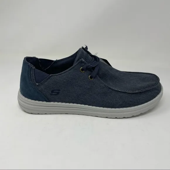 New Skechers Men's Melson Raymon Sneakers Blue Size 8.5