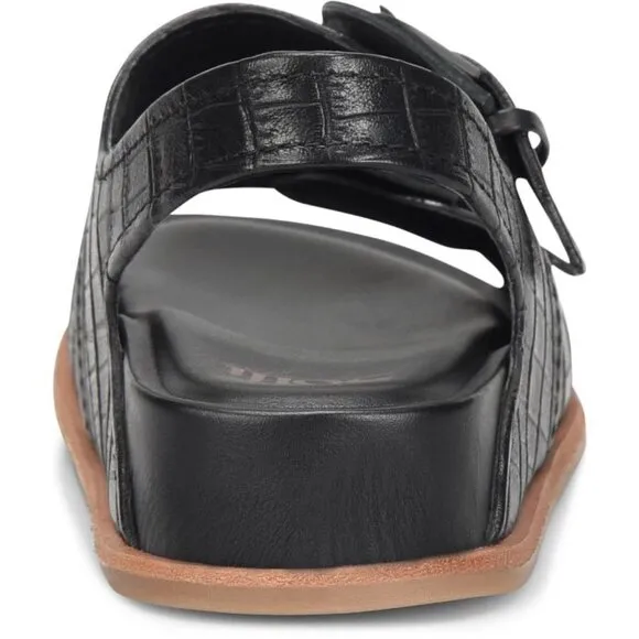NEW SOFFT Leather Adalia Comfort Buckle Sandals black for women 252