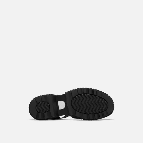NEW SOREL Leather Ona Streetworks Fisherman Mid Sandals black for women 252